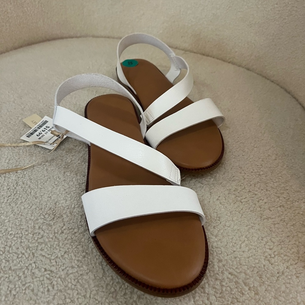 White Strappy Sandals